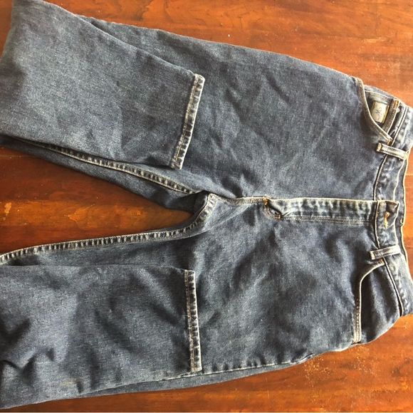 Wrangler for women straight leg mom jeans 10 x 29/med wash/12 in rise/7 in zip - Picture 7 of 14